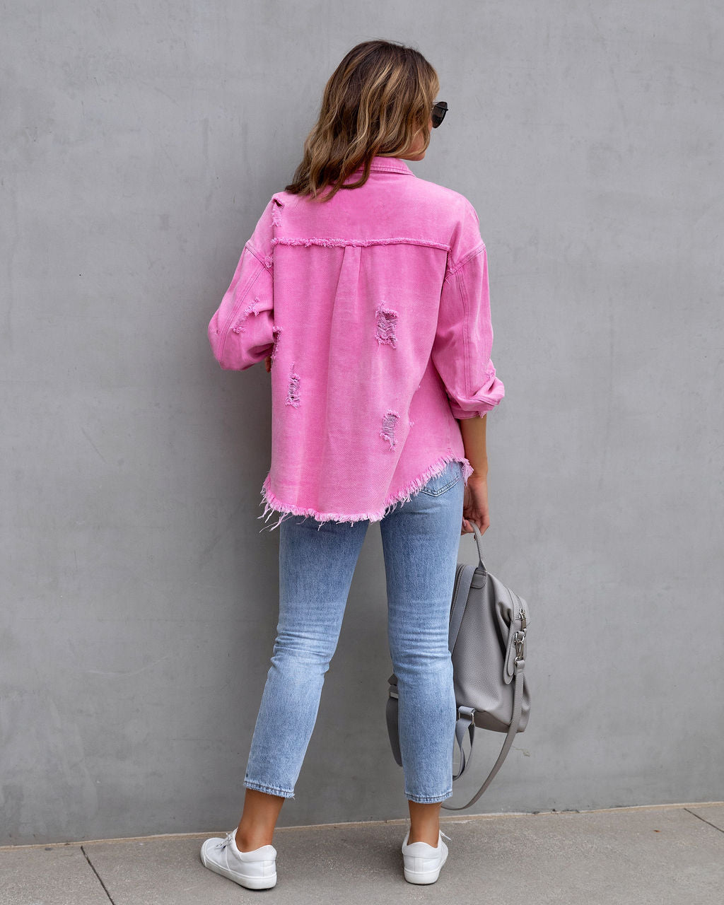 lässige Jeansjacke