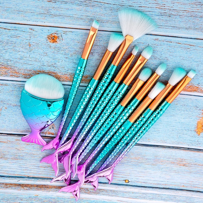 Makeup Brushes Kit Meerjungfrau
