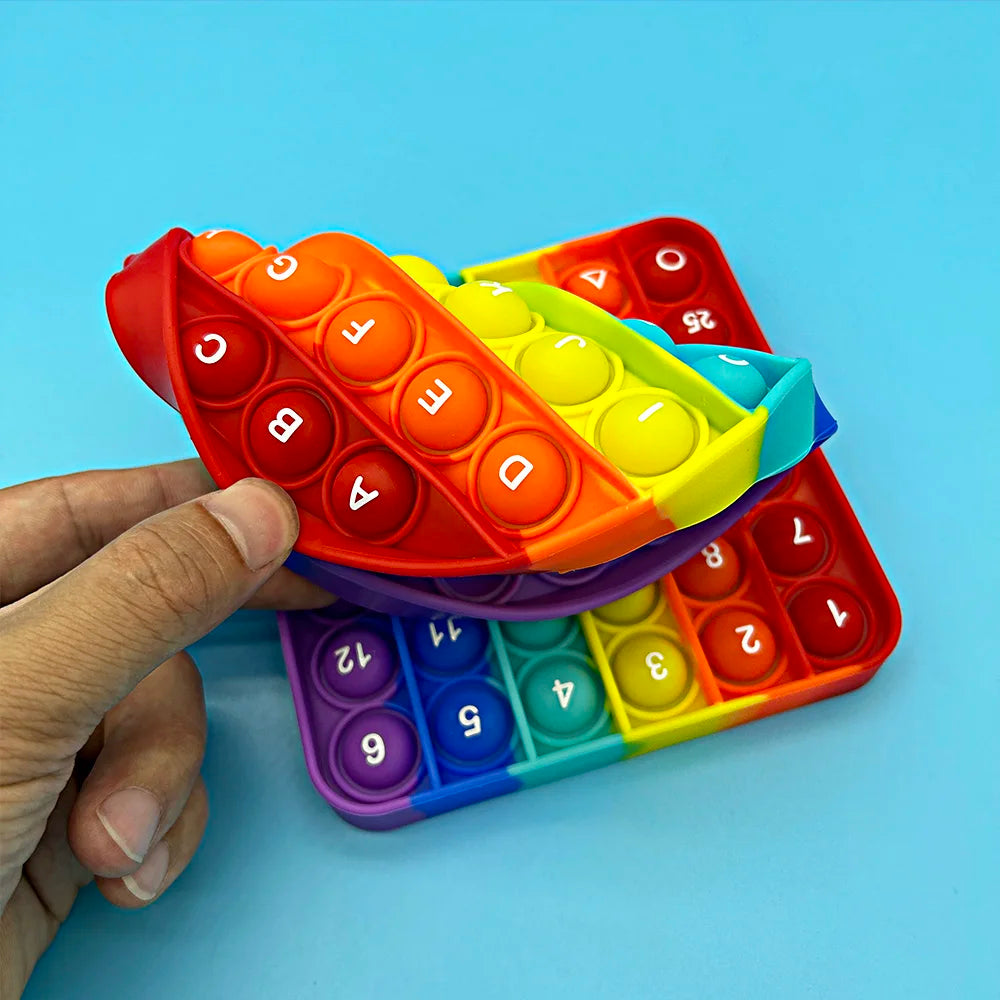 Pop Fidget Lernspielzeug – Zahlen & Buchstaben (2er-Pack)