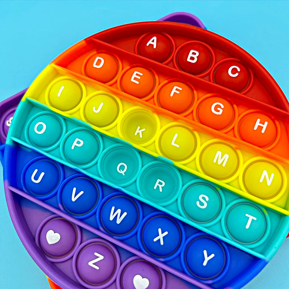 Pop Fidget Lernspielzeug – Zahlen & Buchstaben (2er-Pack)