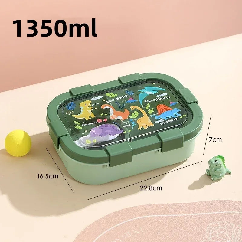 Cartoon Lunchbox mit Suppenschüssel