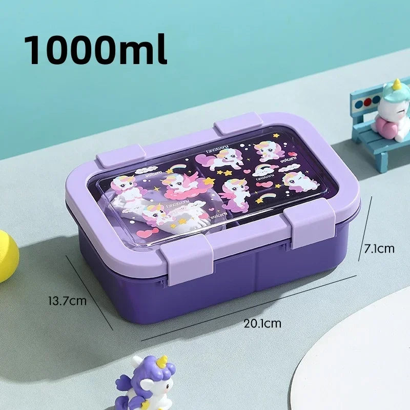 Cartoon Lunchbox mit Suppenschüssel