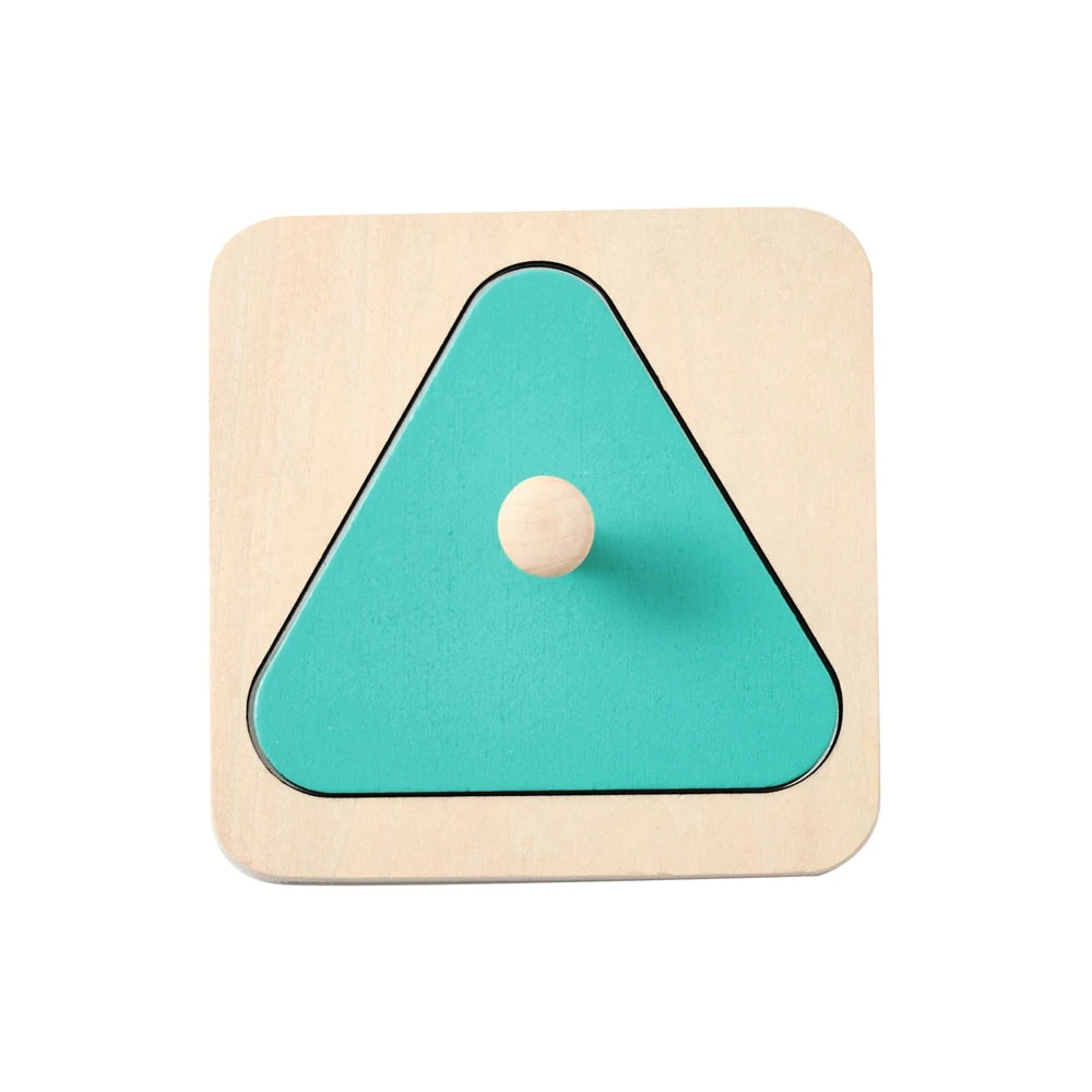 Montessori Baby Spiegel Puzzle – Sensorisches Lernspielzeug aus Holz