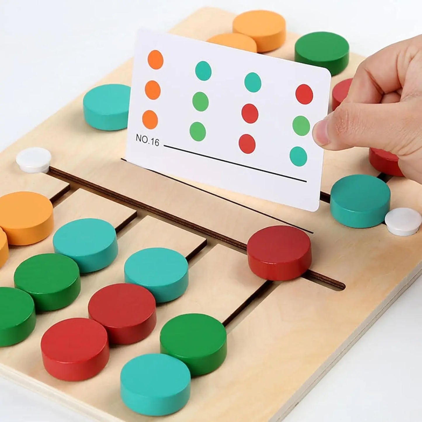 Montessori BizyKoady Farbmatching-Spiel