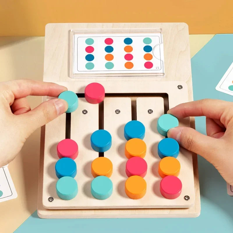 Montessori Vier-Farben-Laufspiel
