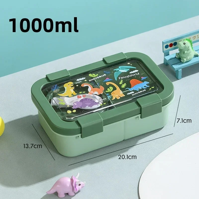 Cartoon Lunchbox mit Suppenschüssel