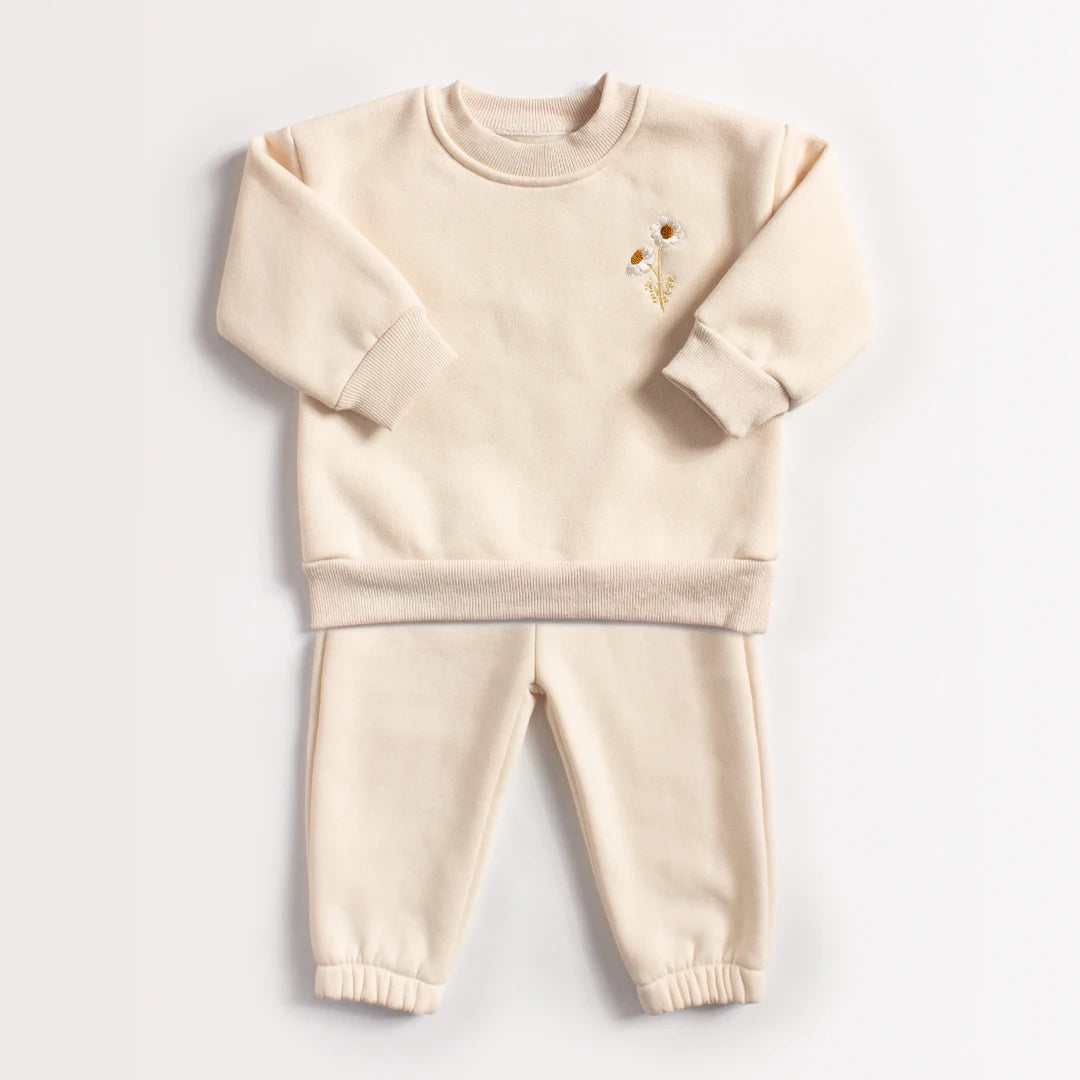 Kinder Gänseblümchen-Pullover Set