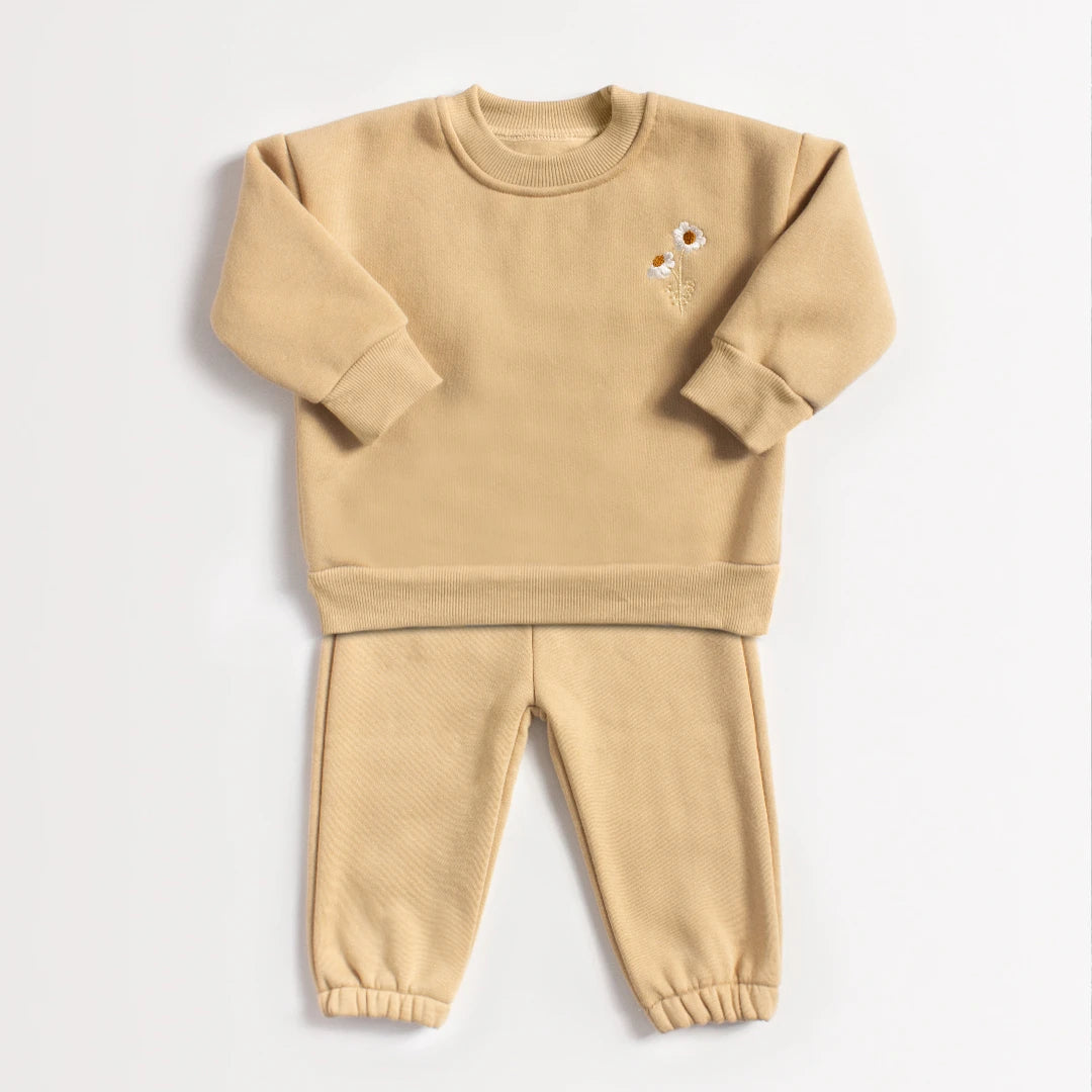 Kinder Gänseblümchen-Pullover Set