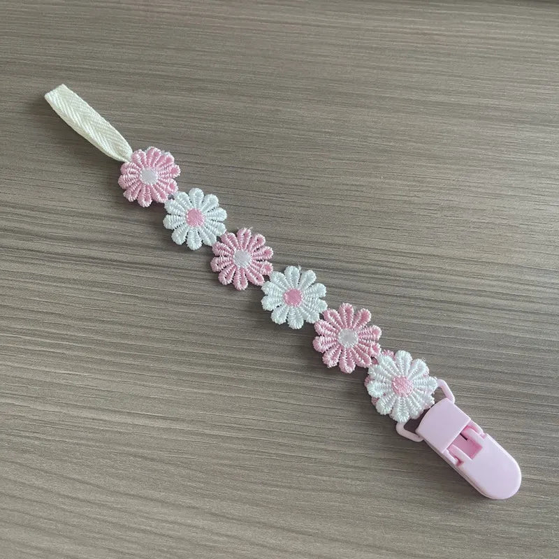 Süße Gänseblümchen-Schnullerkette