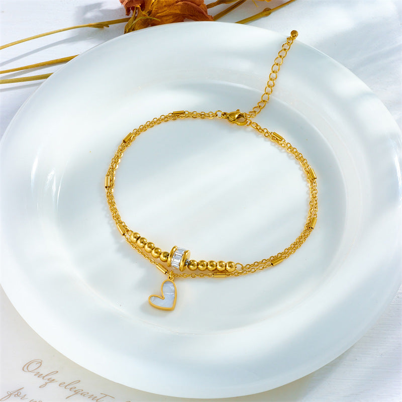 Herz Fußkette