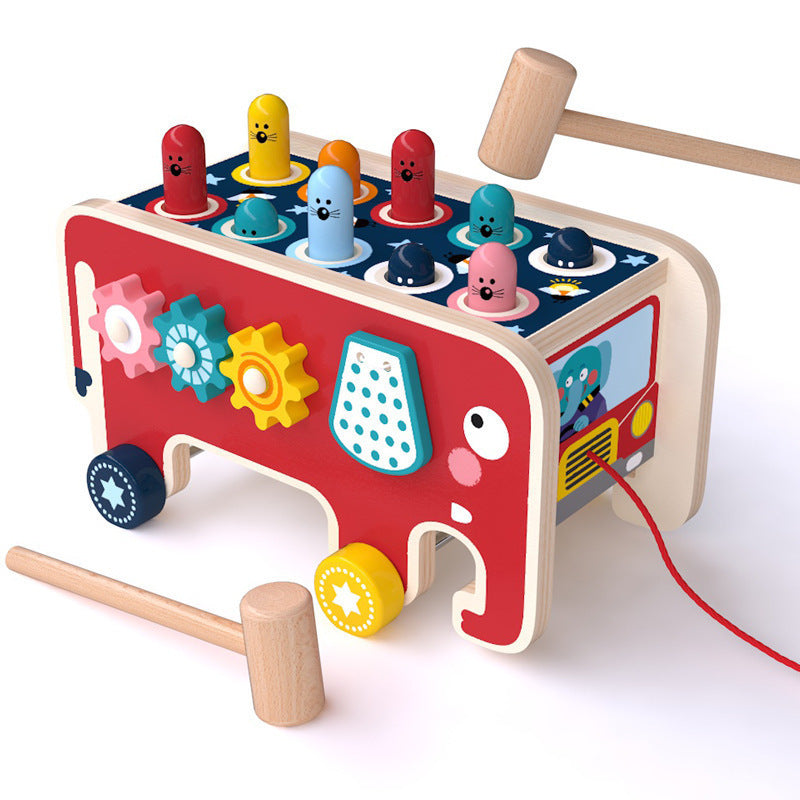 Montessori - Kinder Holz-Schlagbank