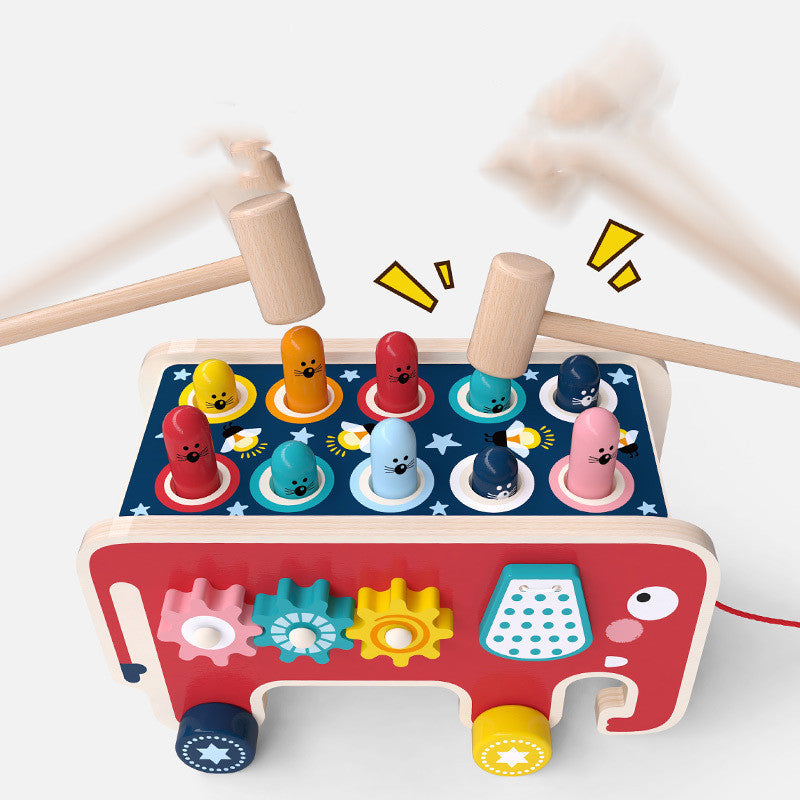 Montessori - Kinder Holz-Schlagbank