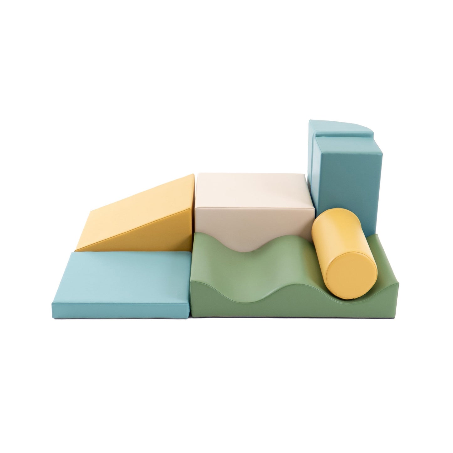 IGLU - 7-teiliges Softplay Bausteinset | Pastelltürkis Entdecker