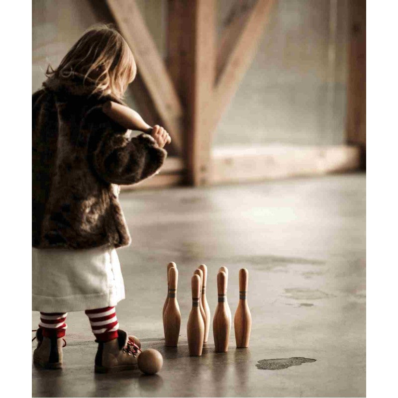 Wooden Story – Holz-Bowling-Set | Natur