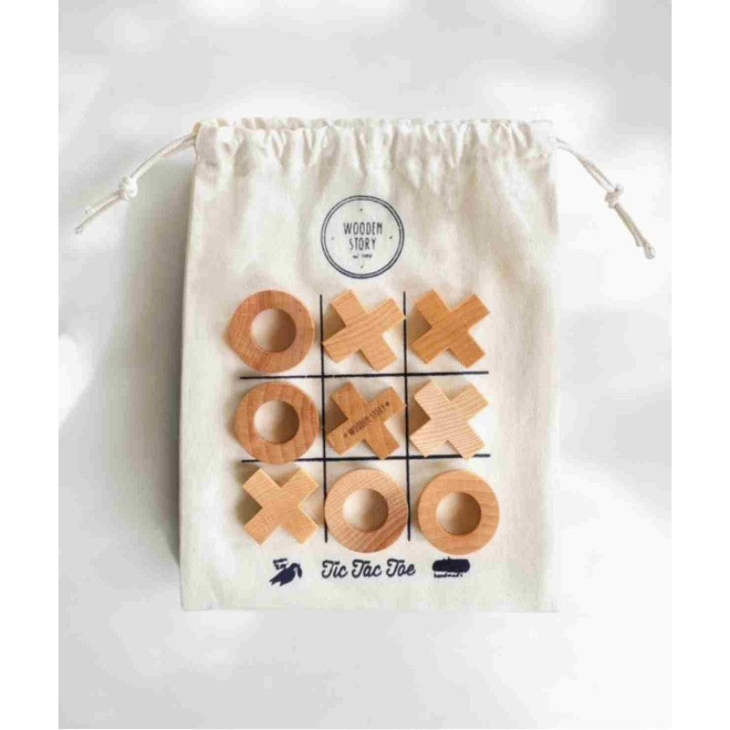 Wooden Story – Holzspiel Tic-Tac-Toe | Natur