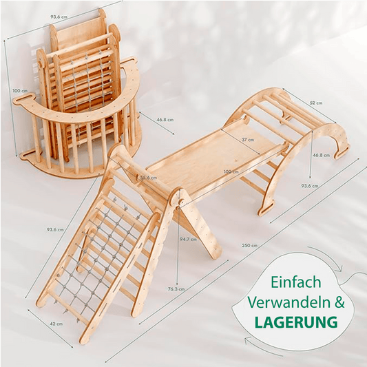 Warum das 4-in-1 Montessori Klettergerüst Set bei Eltern.plus ein absolutes Must-Have ist