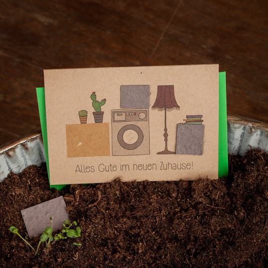 Umzugskarte "Alles Gute"