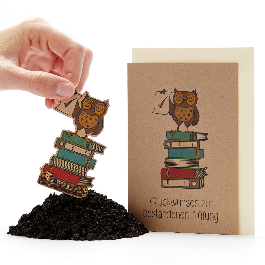 Grußkarte "Bestandene Prüfung"