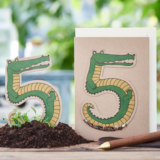 Geburtstagskarte "Fünf"