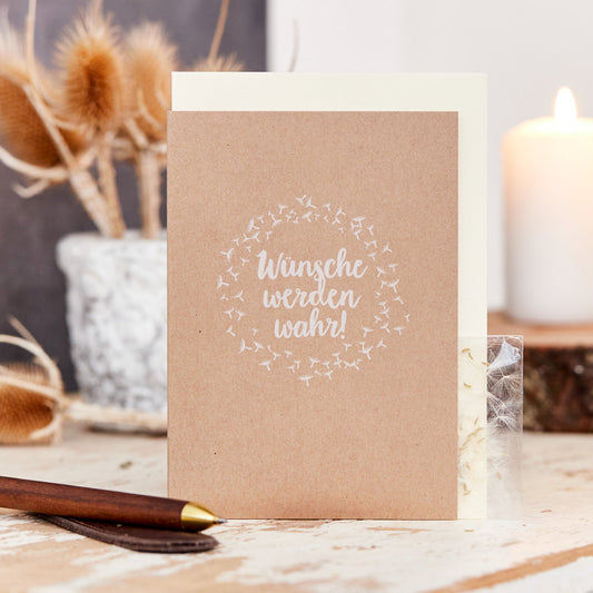 Grußkarte "Wünsche werden wahr"