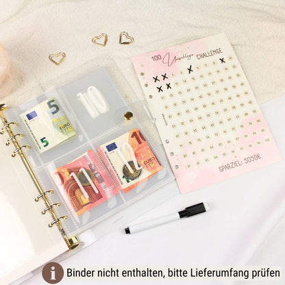 100 Umschläge Sparchallenge