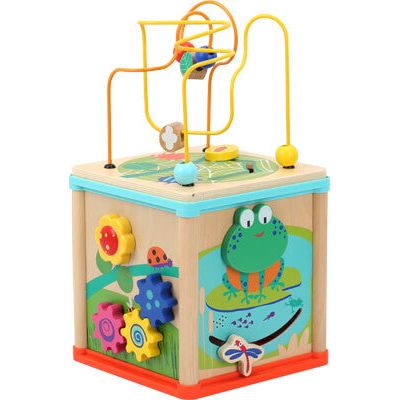 Motorikwürfel Tierwelt – Aktiv-Würfel aus Holz ab 12 Monaten | small foot