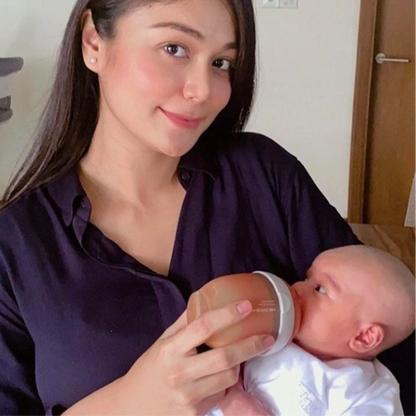 Ultra Wide Neck Baby Bottle 160ml (Grau)