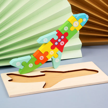 Montessori 3D-Puzzle Tiere