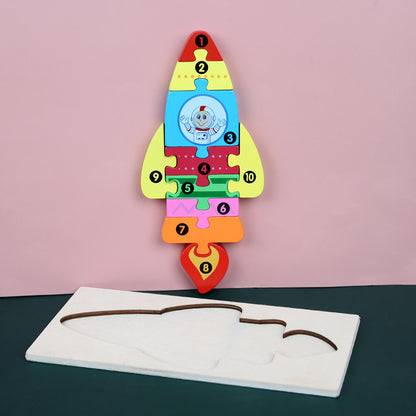 Montessori 3D-Puzzle Tiere