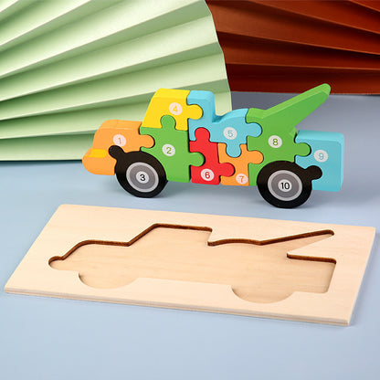Montessori 3D-Puzzle Tiere