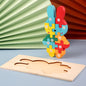 Montessori 3D-Puzzle Tiere