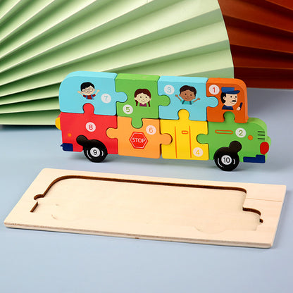 Montessori 3D-Puzzle Tiere