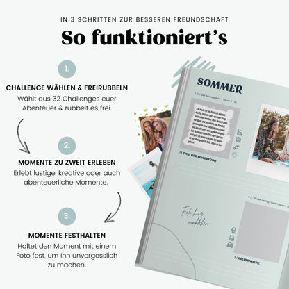 Challengebuch für beste Freundinnen
