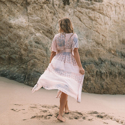 Strandkleid mit Blumen
