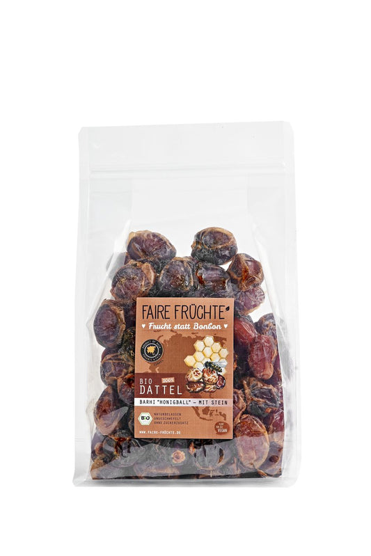 1kg Bio Dattel Barhi 'Honigball' mit Stein