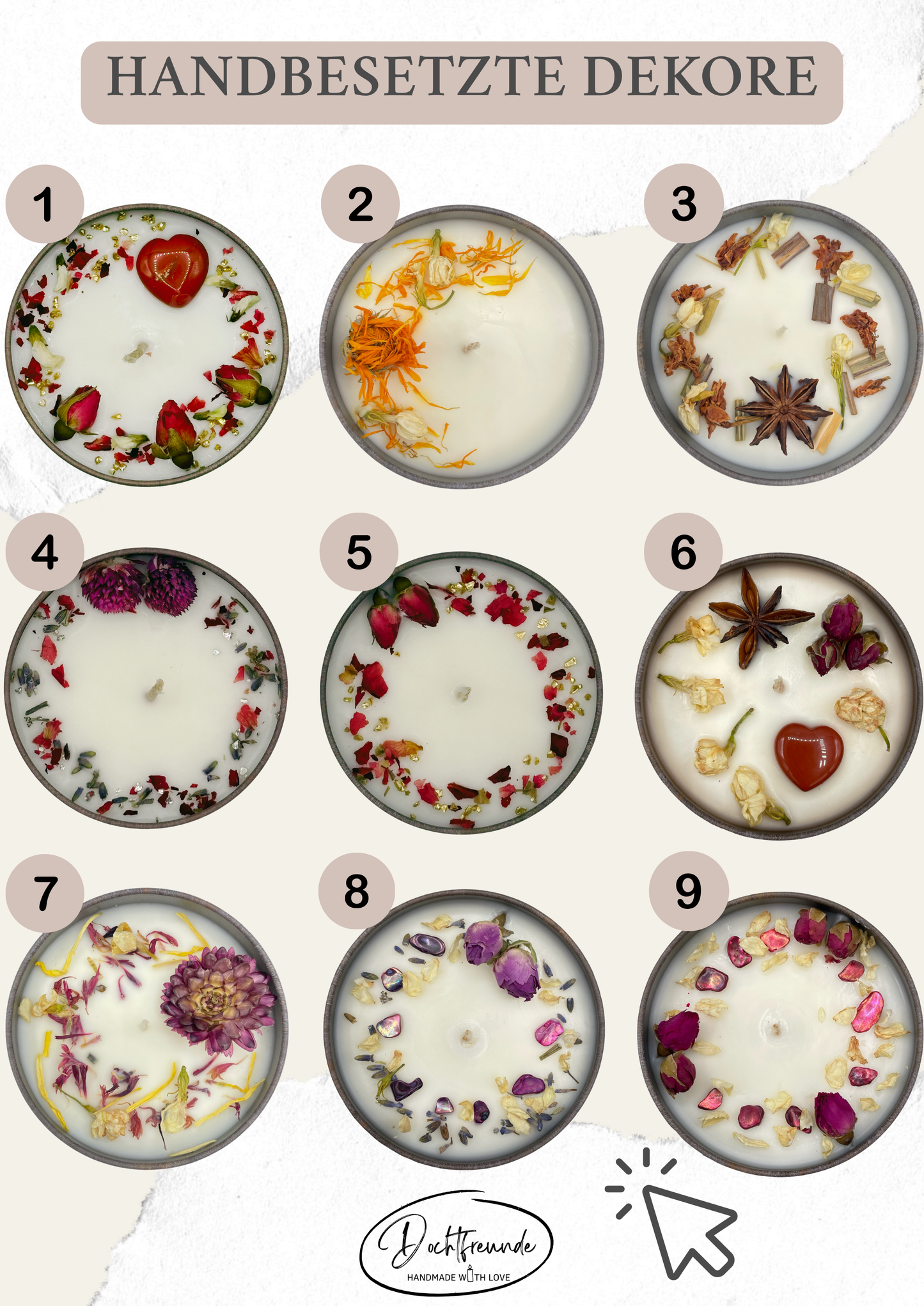 Sternzeichen Stier - Handgemachte Sojawachs-Kerze - Personalisiertes Astrologie-Geschenk