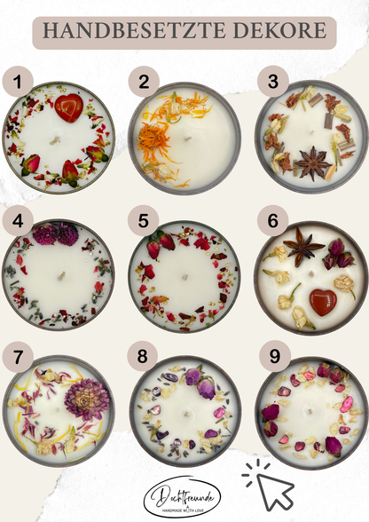 Sternzeichen Stier - Handgemachte Sojawachs-Kerze - Personalisiertes Astrologie-Geschenk