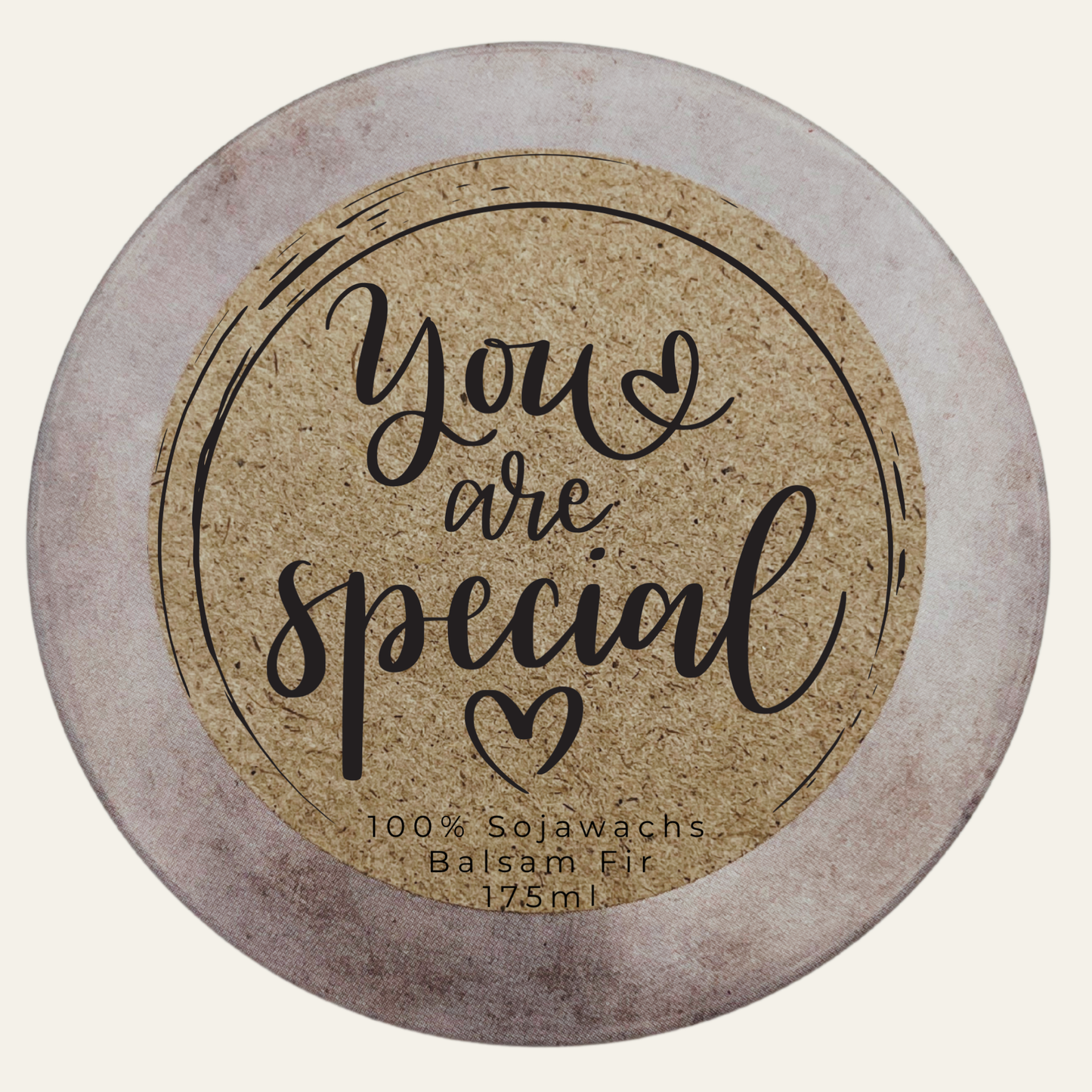 Wertschätzende Duftkerze „You are Special“ – Einzigartiges personalisierbares Geschenk für ganz besondere Menschen - Handgemacht