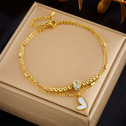 Herz Fußkette
