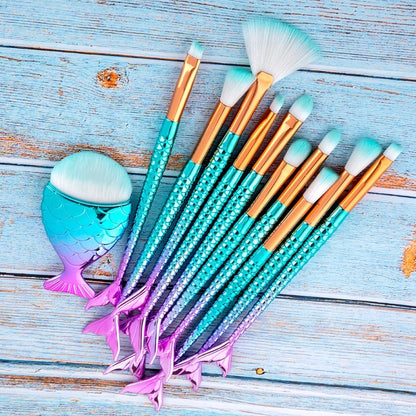 Makeup Brushes Kit Meerjungfrau