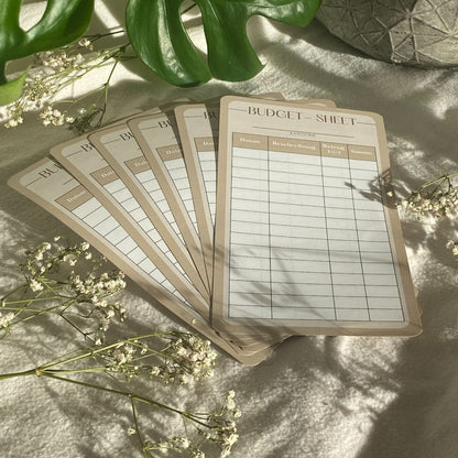 Budget Sheets (10er-Pack)