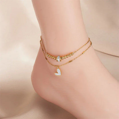 Herz Fußkette