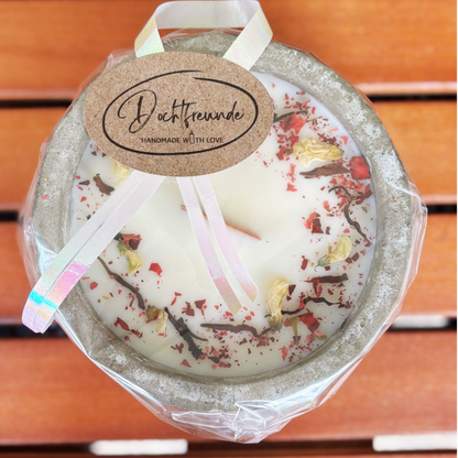 Betonkerze Handgemacht "Grey Cinnamon"