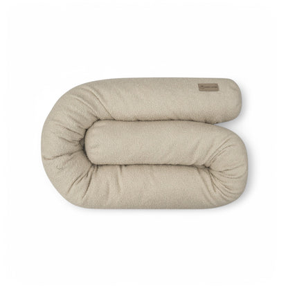 Bettschlange einsträngig Teddystoff Bouclé – Schutz & Vielseitig