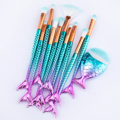 Makeup Brushes Kit Meerjungfrau