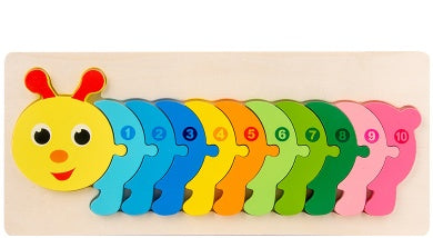 Montessori 3D-Puzzle Tiere