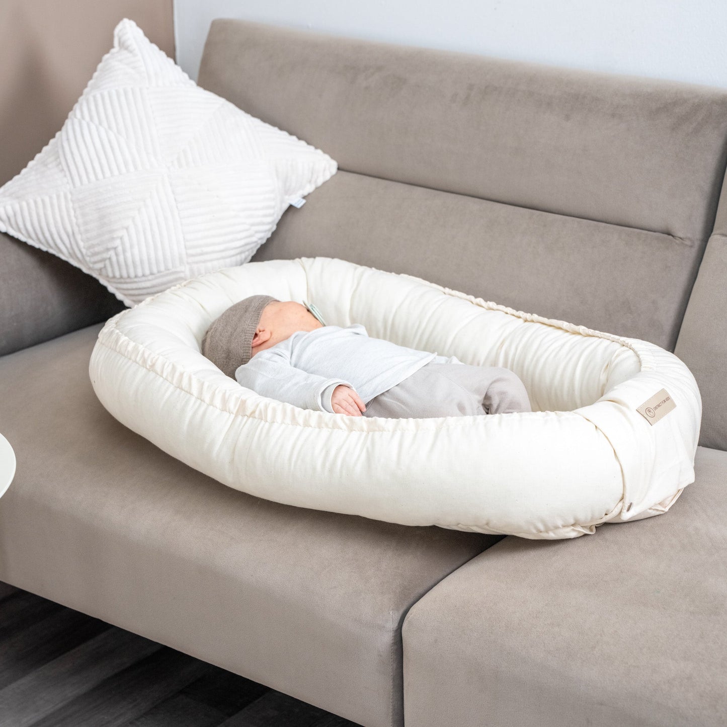 Babynestchen Bio Baumwolle – mitwachsender & nachhaltiger Baby-Kokon