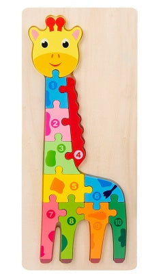 Montessori 3D-Puzzle Tiere