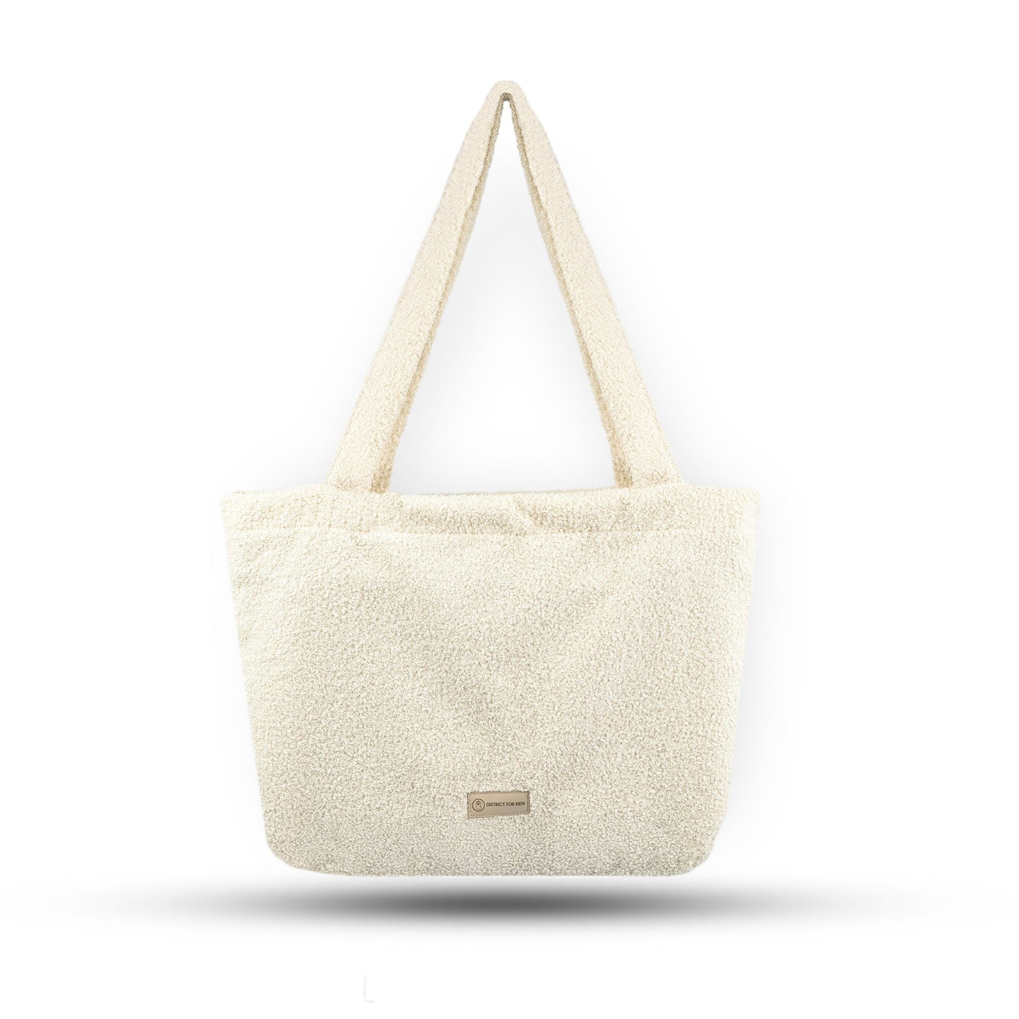 Shopper Mom Bag Bouclé Teddystoff- Ideal für den Alltag, Kinderwagen, Cross Shoulder