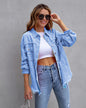 lässige Jeansjacke